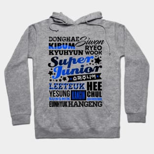 SUPER JUNIOR FONT COLLAGE Hoodie